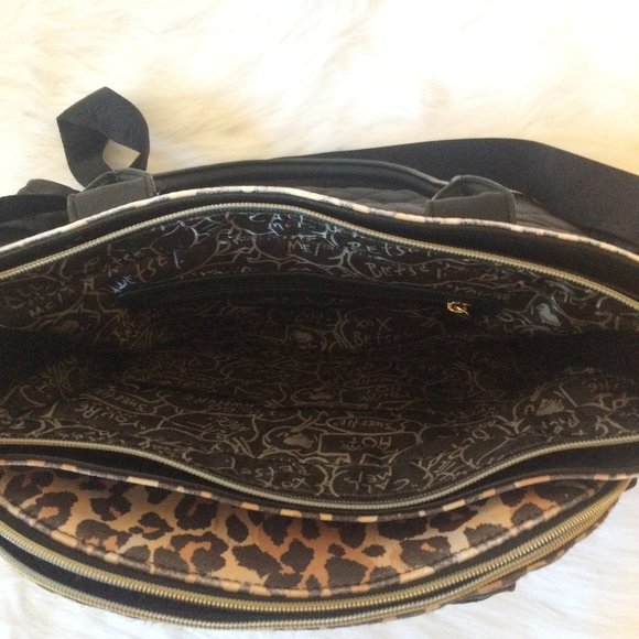 Betsey Johnson Leopard Travel Bag - Picture 6 of 11